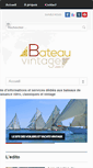 Mobile Screenshot of bateau-vintage.com